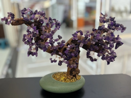 Crystal tree ornament