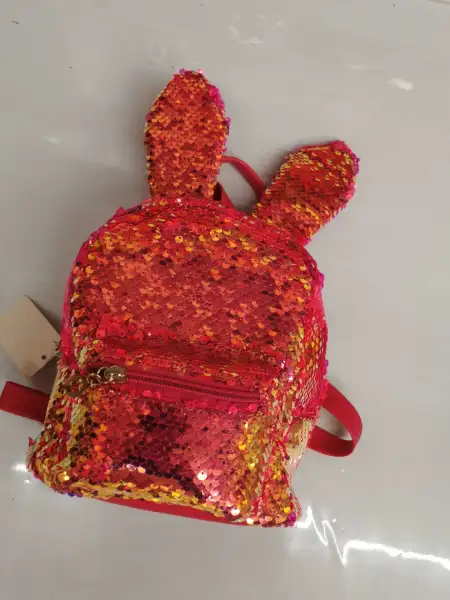 Sequin school backpack