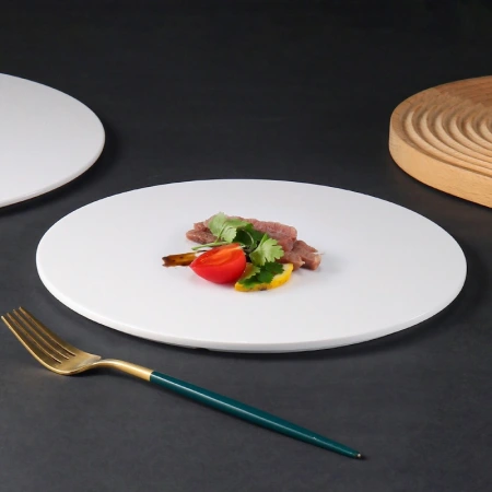 Round melamine plate