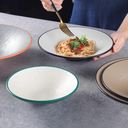 Melamine serving plates