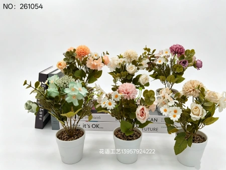 Artificial flower pots