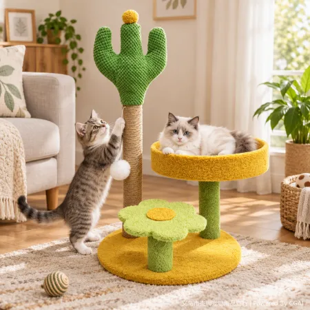 Cactus cat tree